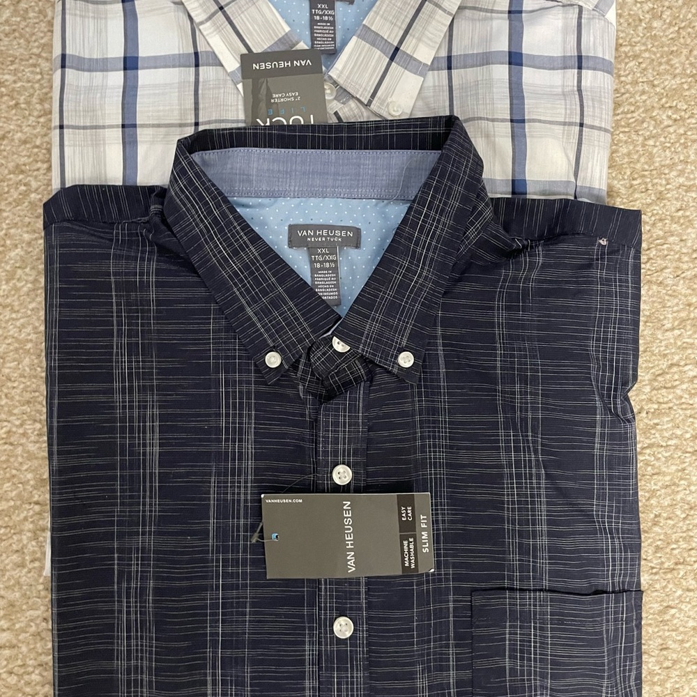 Van Heusen button down shirts